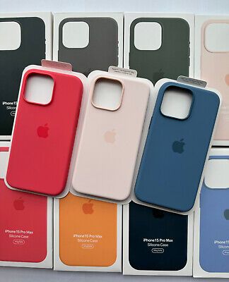 Apple iPhone 15 Pro Max Silicone Case – Premium Soft Touch Protective Cover (Multiple Colors)